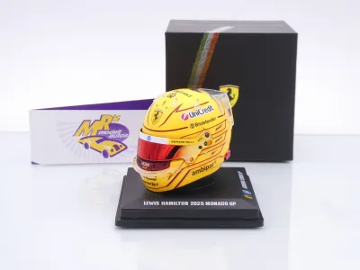 Look Smart LSHEL016 # Helm Formel 1 Ferrari " Lewis Hamilton - Monaco 2025 " 1:5