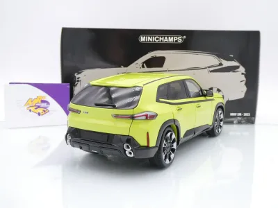 Preview: Minichamps 110023302 # BMW XM (G09) SUV Baujahr 2023 " Sao Paulo Gelb " 1:18