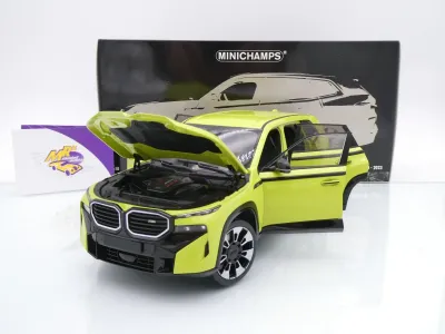 Minichamps 110023302 # BMW XM (G09) SUV Baujahr 2023 " Sao Paulo Gelb " 1:18