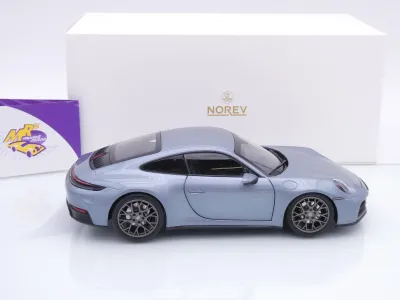 Preview: Norev 187170 # Porsche 911 (992) Carrera Coupe Baujahr 2024 " Polarsilbermetallic " 1:18