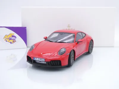 Norev 187171 # Porsche 911 (992) Carrera 4 GTS Baujahr 2024 " Guardsrot " 1:18