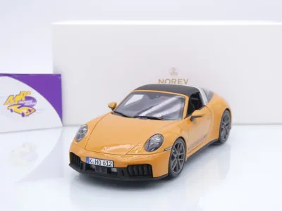 Norev 187190 # Porsche 911 (992) Targa 4 GTS Baujahr 2024 " Bahamagelb " 1:18