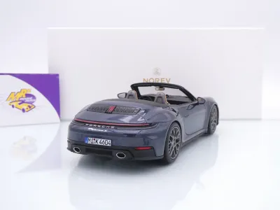 Preview: Norev 187180 # Porsche 911 (992) Carrera S Cabrio Bj. 2024 " Yachtingblaumetallic " 1:18