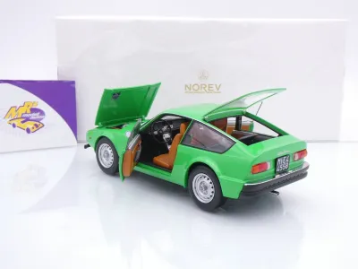 Norev 187832 # Alfa Romeo Junior Zagato Baujahr 1969 " grün " 1:18