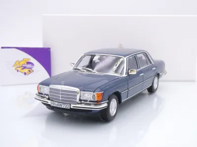 Norev 183976 # Mercedes-Benz 350 SEL W116 Limousine Bj. 1979 " Hansa Blau Metallic " 1:18