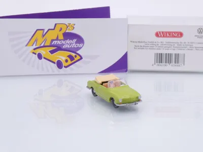 Preview: Wiking 0034 48 # VW Karmann Ghia Cabriolet Baujahr 1957-67 " Lindgrün " 1:87