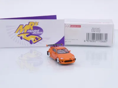 Preview: Micro City  Herpa 87MC000069 # Toyota GT86 Baujahr 2012-2020 " orangemetallic " 1:87