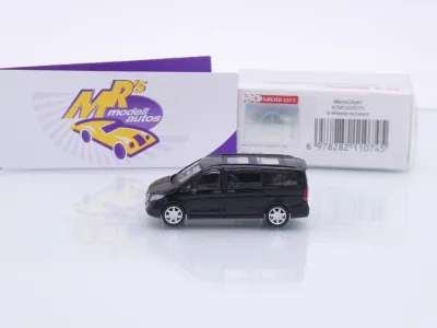 Preview: Micro City Herpa 87MC000075 # Mercedes-Benz V-Klasse Baujahr 2014-2019 " schwarz " 1:87