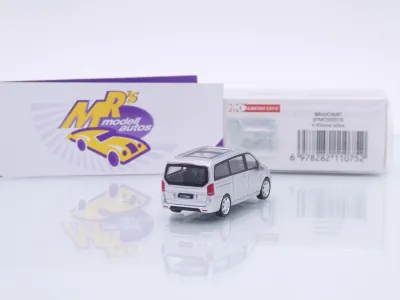 Preview: Micro City Herpa 87MC000076 # Mercedes-Benz V-Klasse Baujahr 2014-2019 " silbermetallic " 1:87