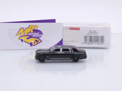 Preview: Micro City Herpa 87MC000063 # Rolls Royce Phantom VIII Baujahr 2018-22 " schwarz " 1:87