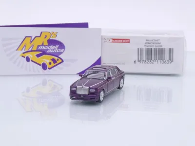 Micro City Herpa 87MC000064 # Rolls Royce Phantom VIII Baujahr 2018-22 " lila " 1:87