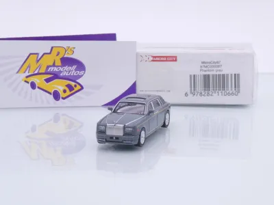 Micro City Herpa 87MC000067 # Rolls Royce Phantom VIII Baujahr 2018-22 " grau " 1:87