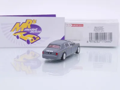 Preview: Micro City Herpa 87MC000067 # Rolls Royce Phantom VIII Baujahr 2018-22 " grau " 1:87