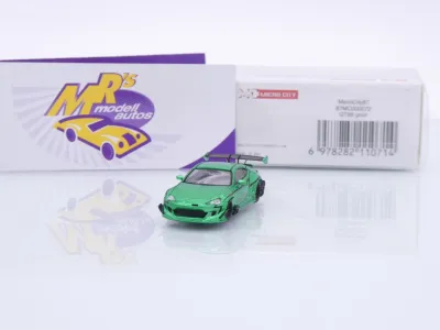 Micro City Herpa 87MC000072 # Toyota GT86 Baujahr 2012-2020 " Pandem grünmetallic " 1:87