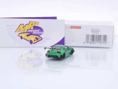 Preview: Micro City Herpa 87MC000072 # Toyota GT86 Baujahr 2012-2020 " Pandem grünmetallic " 1:87