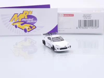 Preview: Micro City  Herpa 87MC000071 # Toyota GT86 Baujahr 2012-2020 " Pandem / weiß " 1:87