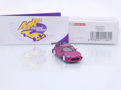Preview: Micro City  Herpa 87MC000070 # Toyota GT86 Baujahr 2012-2020 " pinkmetallic " 1:87