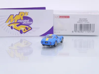 Preview: Micro City Herpa 87MC000058 # Ferrari 250 GTO Coupe Baujahr 1962-64 " hellblau-gelb " 1:87