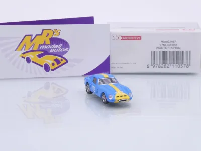Preview: Micro City Herpa 87MC000058 # Ferrari 250 GTO Coupe Baujahr 1962-64 " hellblau-gelb " 1:87