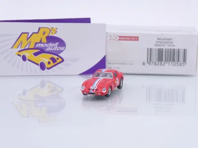 Micro City Herpa 87MC000062 # Ferrari 250 GTO Coupe #19 Baujahr 1962-64 " Ferrarirot " 1:87
