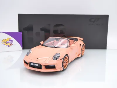 GT Spirit GT564 # Brabus 900 PEETCH Porsche 911 Turbo S Baujahr 2024 " Pfirsich / Peetch " 1:18