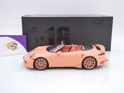 Preview: GT Spirit GT564 # Brabus 900 PEETCH Porsche 911 Turbo S Baujahr 2024 " Pfirsich / Peetch " 1:18