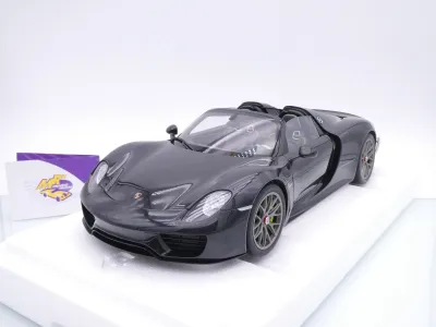 AUTOart 12121 # Porsche 918 Spyder Weissach Package Baujahr 2013 " schwarz " 1:12