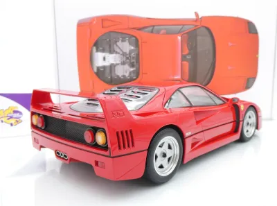 Preview: Norev 127902 # Ferrari F40 Sportwagen Baujahr 1987 " Ferrarirot " 1:12