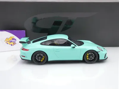 Preview: GT Spirit GT550 # Porsche 911 (991.2) GT3 Baujahr 2018 " Mintgrün " 1:18