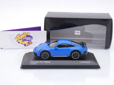 Preview: Minichamps 410062072 # Porsche 911 (992) Dakar Baujahr 2022 " Sharkblue " 1:43