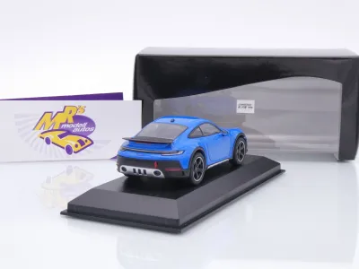 Preview: Minichamps 410062072 # Porsche 911 (992) Dakar Baujahr 2022 " Sharkblue " 1:43