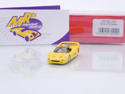 Herpa 025492-002 # Ferrari F50 Spider Baujahr 1995 " gelb / Giallo Modena " 1:87