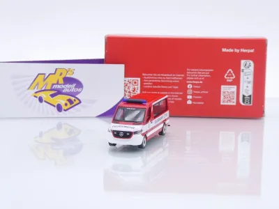 Herpa 098885 # Mercedes-Benz Sprinter '18 Bus FD " Feuerwehr Nürnberg 112 " 1:87