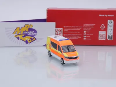 Preview: Herpa 098816 # MAN TGE Halbbus HD Einsatzwagen " Feuerwehr Paderborn 112 " 1:87