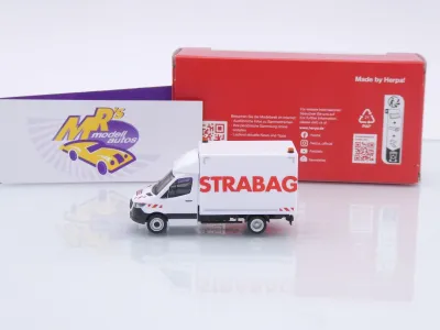 Preview: Herpa 098939 # Mercedes-Benz Sprinter '18 Koffer-LKW " STRABAG Österreich " 1:87