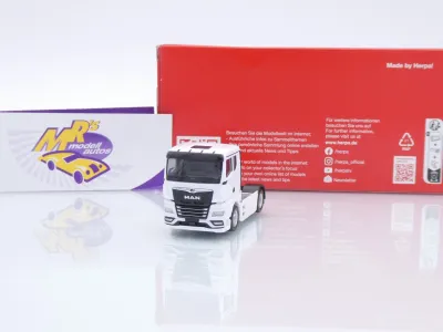 Herpa 320535 # MAN TGX GN 2-achs Zugmaschine " weiß " 1:87