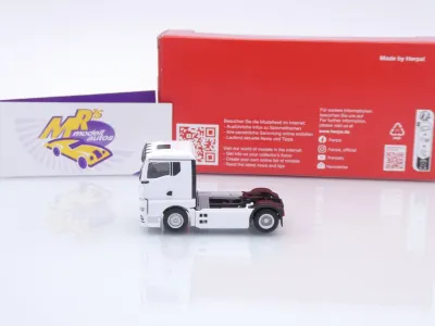 Preview: Herpa 320535 # MAN TGX GN 2-achs Zugmaschine " weiß " 1:87