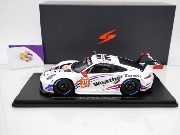 Preview: Spark 18S821 # Porsche 911 RSR-19 N.79 3ter Platz LMGTE-AM 24h Le Mans 2022 " WeatherTech Racing " 1:18