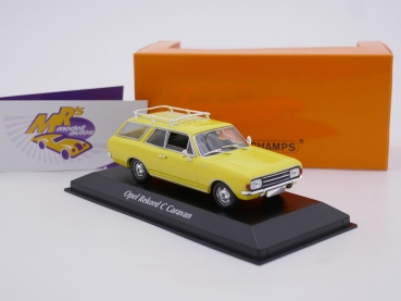 Maxichamps 940046110 # Opel Rekord C Caravan Baujahr 1968 " gelb " 1:43