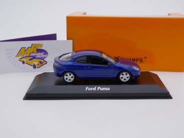 Preview: Maxichamps 940086521 # FORD Puma Baujahr 1998 " dunkelblaumetallic " 1:43