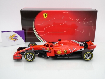 Preview: BBR 211895 # Ferrari SF71H Nr.55 F1 Test Fiorano 2021 " Carlos Sainz Jr. " 1:18