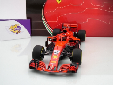 Preview: BBR 211895 # Ferrari SF71H Nr.55 F1 Test Fiorano 2021 " Carlos Sainz Jr. " 1:18