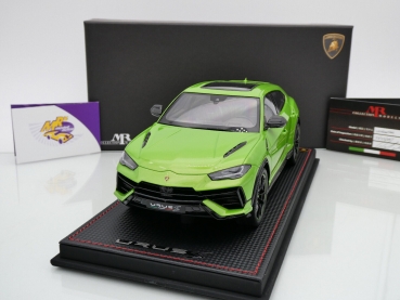 Preview: MR LAMBO056E # Lamborghini Urus S Baujahr 2022 " Verde Mantis " 1:18 nur 49 Stk.