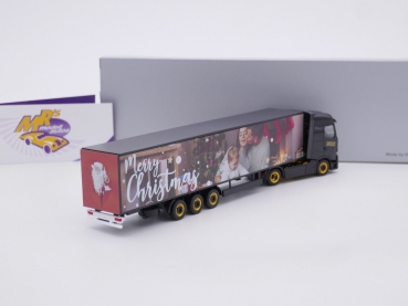 Preview: Herpa 315470 # Renault T 2/3-achs Koffer-Sattelzug " Weihnachten 2022 " 1:87
