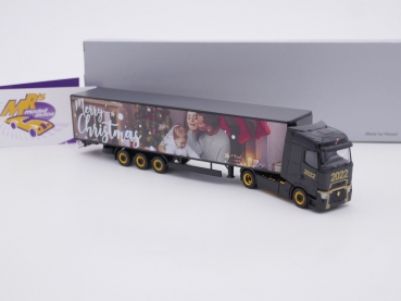 Preview: Herpa 315470 # Renault T 2/3-achs Koffer-Sattelzug " Weihnachten 2022 " 1:87