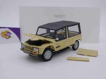 Norev 181527 # Citroën Méhari 4X4 Baujahr 1979 " beige-schwarz " 1:18
