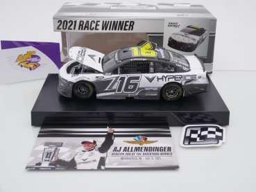 Preview: Lionel Racing W162123HYPAJU # Chevrolet Camaro ZL1 NASCAR 2021 " AJ Allmendinger - Indy Road Course Race Winner " 1:24
