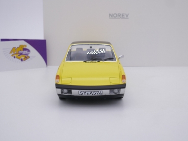 Preview: Norev 187689 # Volkswagen-Porsche 914-6 Baujahr 1973 " gelb-schwarz " 1:18