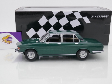 Preview: Minichamps 155029201 # BMW 2500 Limousine Baujahr 1968 " dunkelgrünmetallic " 1:18