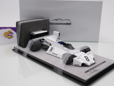 Preview: Tecnomodel TM18-274B # Brabham BT44 F1 Sweden GP 1974 " Rikky Von Opel " 1:18